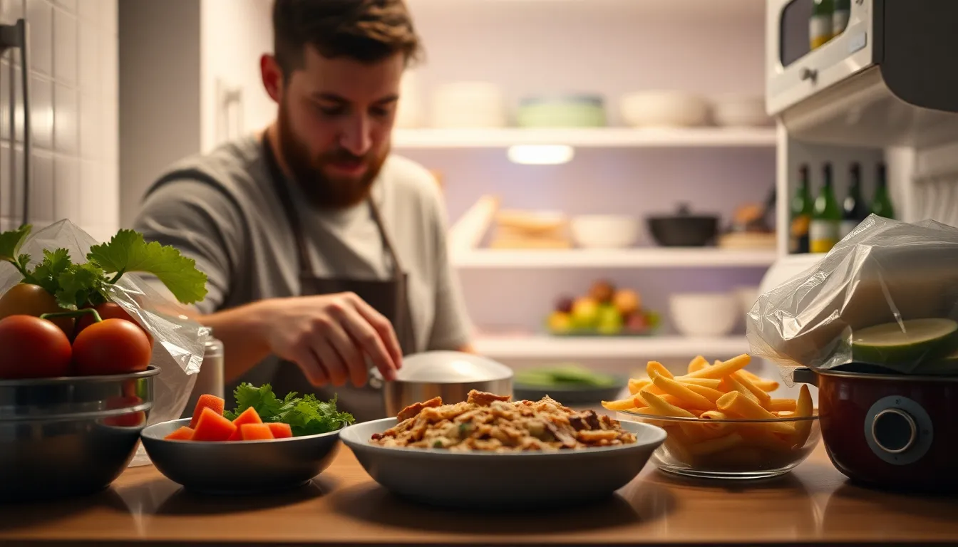 Photo: 10 meals a single dad makes when the fridge is nearly empty
