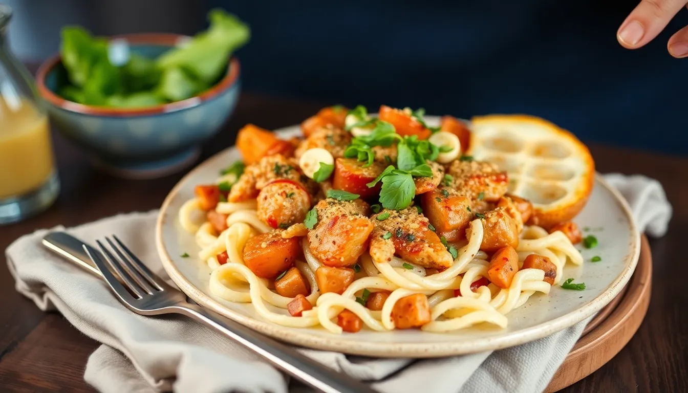 Photo: Quick weeknight dinner plate with salmon and greens