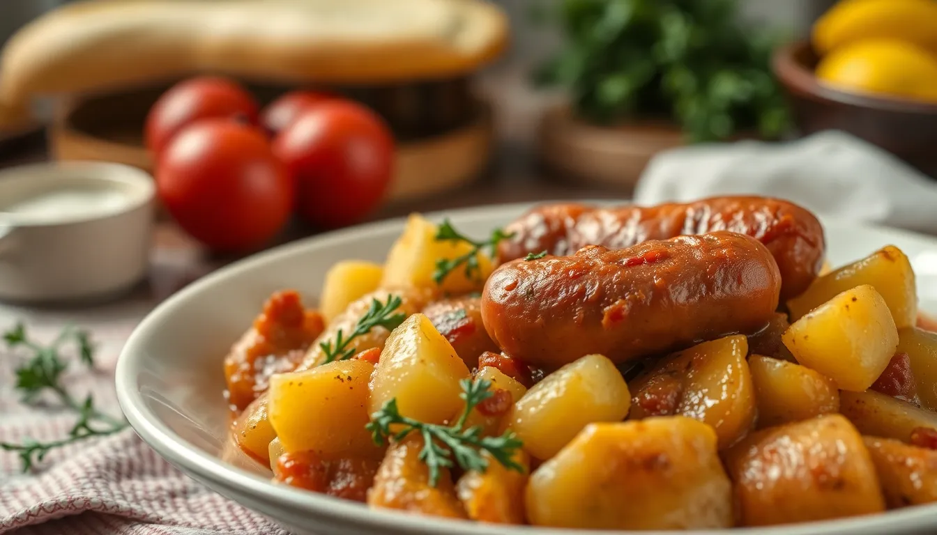 Photo: The sausage and potato bake a grandmother has made for 30 years