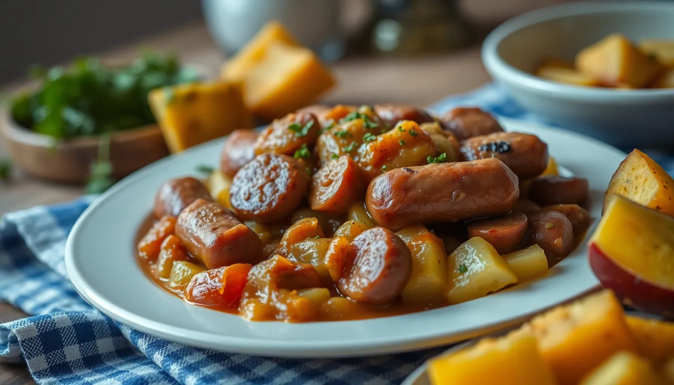 Photo: The sausage and potato bake a grandmother has made for 30 years