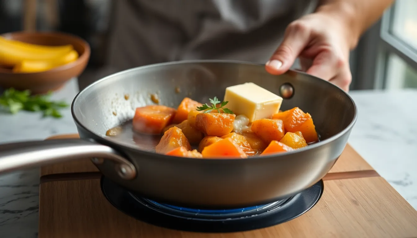 Photo: Why adding cold butter to a hot pan changes the result completely