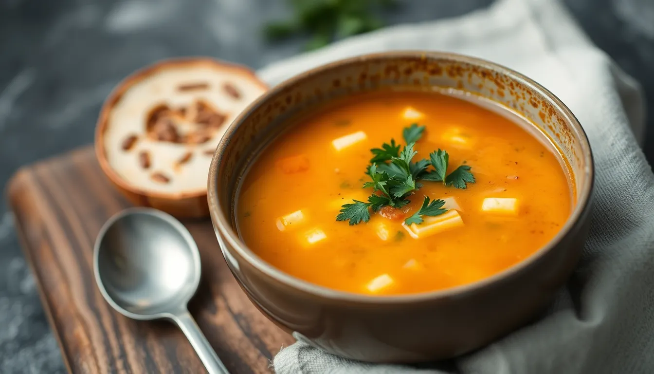 Photo: Why adding dairy too early in a hot soup causes curdling every time